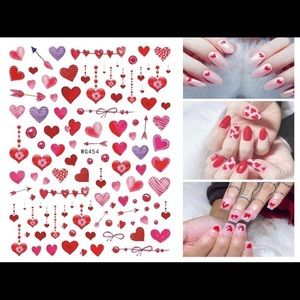 Valentine’s Day assorted nail sticker decals